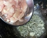 A picture of step 2 of Chicken chilli.