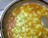 A picture of step 3 of Turai gravy marathi style.