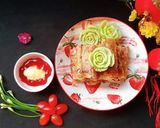 Hình bước làm 1 của món Chả giò bắp giòn rụm
