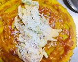 A picture of step 5 of Cheesy chilla Wrap.