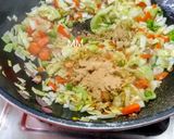 A picture of step 3 of Masala Rice Idlies.