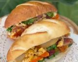Hình bước làm 5 của món Bánh Mì Dân Tổ “Tán Đổ Tim Em”