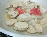 A picture of step 1 of Chicken Malai handi.