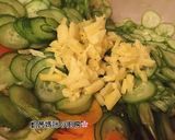A picture of step 5 of Ginger Marinated Cucumber Salad.