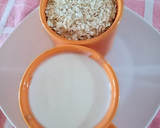 Foto del paso 1 de la receta: Budín de avena fermentada y manzanas 🍏🍏