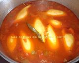 Foto del paso 7 de la receta Calamares rellenos con arroz y verduras