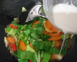Foto langkah ke 6 dari resep Cah Tofu Wortel Pokcoy.