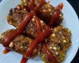 A picture of step 6 of Sabudana cutlets.