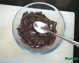 A picture of step 1 of Chocolate Oreo mousse.