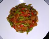 Foto langkah ke 4 dari resep Tumis buncis bakso pedas manis.