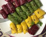ત્રિરંગી ખાંડવી (Trirang Khandvi Recipe In Gujarati) રેસીપી સ્ટેપ3ફોટો