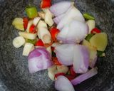 Gambar langkah 1 resipi Kari Sotong.