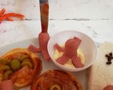Foto del passaggio 5 della ricetta Buffet di Halloween o Mostro aperitivo