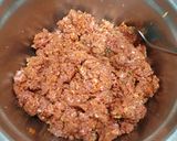 A picture of step 2 of Pork and beef mince meatballs.