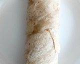 A picture of step 5 of My Bacon,Tomato,Wild Rocket & soft cheese + Mayonnaise Wrap 😍.