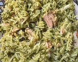 صورة لخطوة 4 من وصفة رز اخضر بالكابوريا والتونة