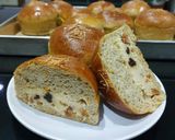 Foto langkah ke 10 dari resep Anabolic Pumpkin Sweet Cheese Raisin Buns |High Protein, Low Calorie, Sugar Free.