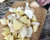 A picture of step 5 of Grandma’s Famous Menudo.