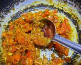 A picture of step 4 of Corn Tikka Masala Punjabi dish.