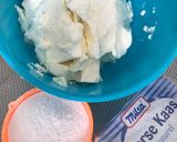 A picture of step 3 of Easy No-Bake Cheesecake with Caramel Sauce#myfavouriterecipe.