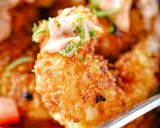 A picture of step 4 of Crispy Spiced Coconut Prawns With A Zesty Salsa.