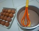 Foto langkah ke 3 dari resep Puding Roti Tawar Cokelat.