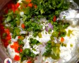 A picture of step 3 of Cheese Spread with Hung Curd.