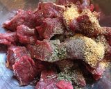 A picture of step 1 of Red Wine & Tomato Beef Stew.