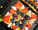 A picture of step 4 of Fruity Bread Pizza - Fusion Dessert.