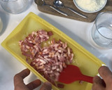 Foto del paso 3 de la receta: Spaghettis Carbonara en Microondas con estuches de vapor tipo Lékué