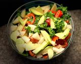 Φωτογραφία βήματος 1 της συνταγής Sumac Salad 🥗 σαλάτα με σουμάκ, αντίδια, ρόκα, σπανάκι, πιπεριές & δυόσμο 💚💚💚