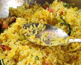 A picture of step 4 of Mango rice.