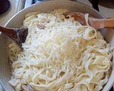 Pas rețetă Tagliatelle-Paste făinoase cu ciuperci, smântâna și busuioc 3 fotografie