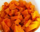 Foto del paso 1 de la receta: Ensalada de zapallo guisado