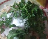 A picture of step 4 of Baigan Bhartha.