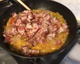 Une image de l'étape 14 de One pot pasta poivron, tomates, pancetta, oignon, origan.