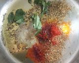 A picture of step 2 of Dahi wale Aloo.