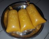 Foto langkah ke 4 dari resep Lontong telur ikan / ndog bader.