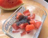 Foto langkah ke 3 dari resep Es Semangka Susu.