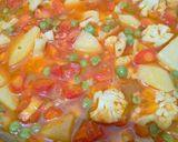 A picture of step 5 of Mix vegetables.