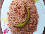 أرز بالسمك والقرنيط (الأخطبوط)