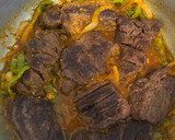 Foto del paso 6 de la receta: Churrasco en salsa criolla, arroz con consomé y ensalada