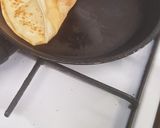 A picture of step 6 of Eggless water breads.