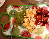 Foto del paso 4 de la receta: Gelatina con frutas encapsuladas en una sandía