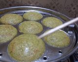 A picture of step 5 of Green moong Idli.