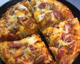 Foto langkah ke 4 dari resep Roti Pizza Simple.