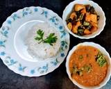 Dalchaval and bheedi aloo recipe step 3 photo