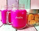 Foto langkah ke 4 dari resep Dragon Fruit and Yakult.