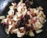 Foto del paso 4 de la receta Ensalada templada de espinacas y manzana