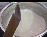 A picture of step 3 of सूजी मैंगो फिरनी इन चॉकलेट कप.
